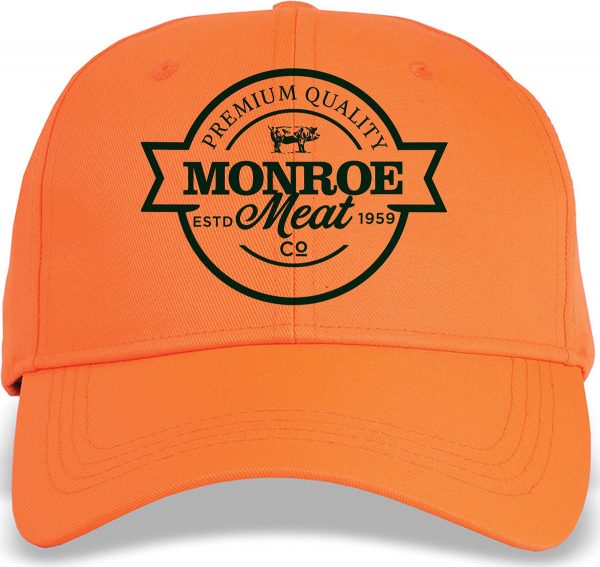 Orange-and-Black-Cotton-Adjustable-Hat